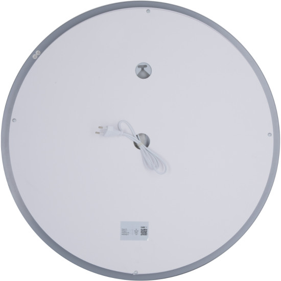 Зеркало Lidz Aria R600 с LED-подсветкой Touch, с антизапотеванием, с диммером, рег. яркости LD78LR600