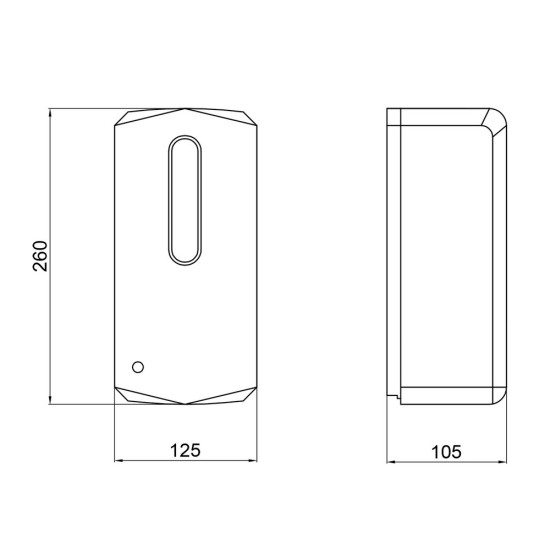 Дезинфектор Qtap Pohodli 6V бесконтактный QT170WH42923 White (Zdraví)