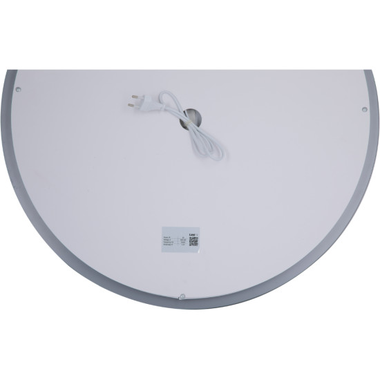 Зеркало Lidz Aria R600 с LED-подсветкой Touch, с антизапотеванием, с диммером, рег. яркости LD78LR600