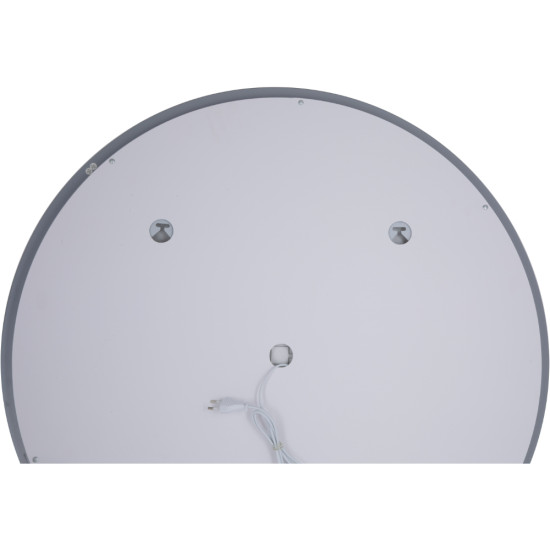 Зеркало Lidz Aria R800 с LED-подсветкой Touch, с антизапотеванием, с диммером, рег. яркости LD78LR800