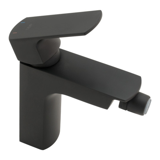 Смеситель для биде Qtap Lipno QTLIPNO2023101CB Black Matt