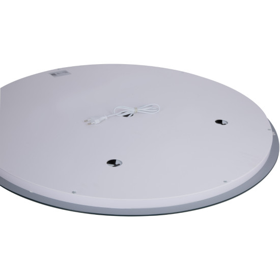 Зеркало Lidz Aria R800 с LED-подсветкой Touch, с антизапотеванием, с диммером, рег. яркости LD78LR800