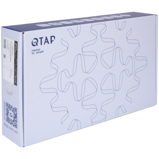 Смеситель для раковины высокий Qtap Capricorn, Chrome (k26) QTCAP1060H102C48220