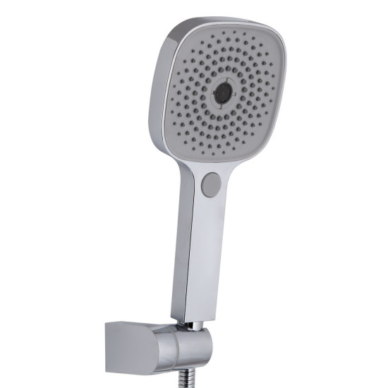 Смеситель для ванны Qtap Swan Eco (c душевым гарнитуром) QTSWA259CRM45534 Chrome