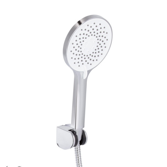 Смеситель для ванны Qtap Vlasta New (c душевым гарнитуром) QTVLA259CRM45642 Chrome