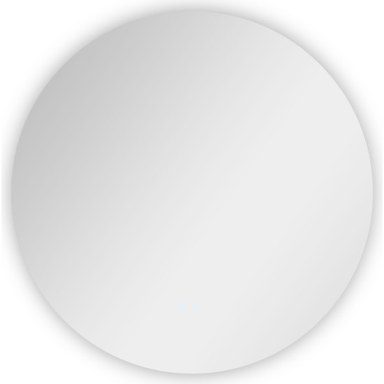 Дзеркало Qtap Taurus R800 з LED-підсвічуванням Touch, з антизапотіванням, з димером, рег. темп. кольору (3000-6500K) QT2478R807