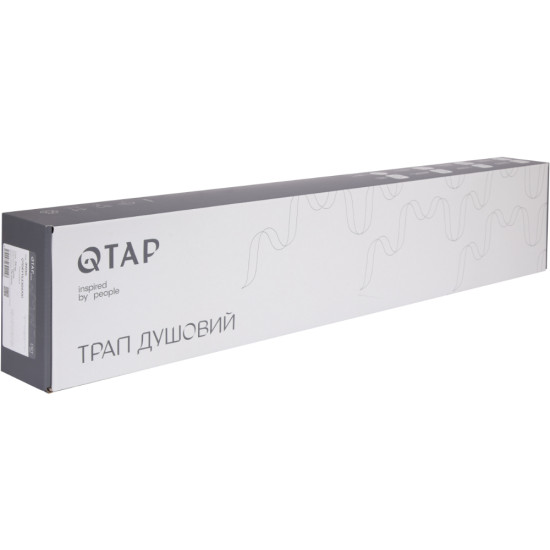 Трап Qtap Dry Tile304-600 лінійний з сухим закривом під плитку 600 мм