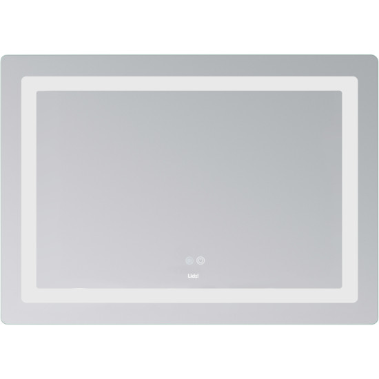 Дзеркало Lidz Kubis (KU2) 1000х800 з LED-підсвічуванням Touch, з антизапотіванням, з димером, рег. яскравості LD78LF6141008048450