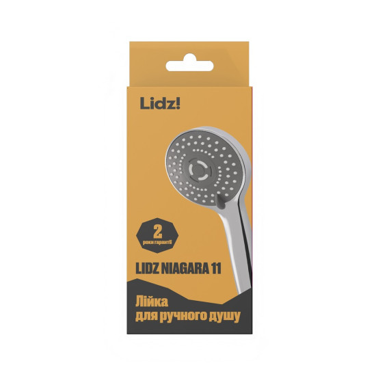 Лейка для ручного душа Lidz Niagara 11 98 мм округлая LDNIA11CRM35464 Chrome