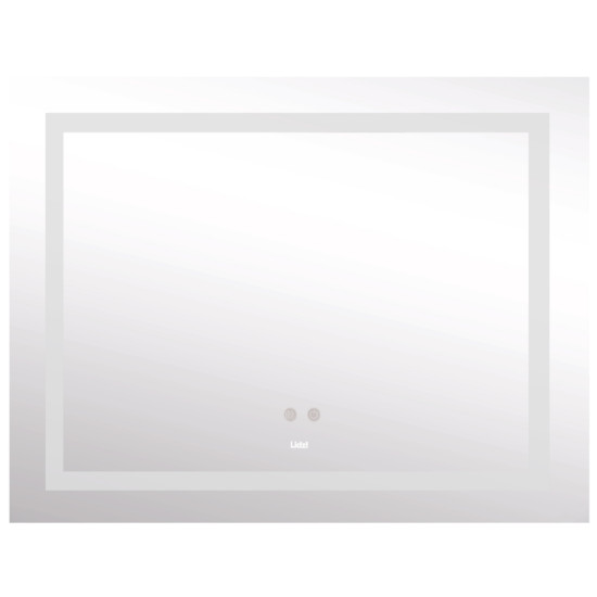 Зеркало Lidz Kubis (KU1) 1200х800 с LED-подсветкой Touch, с антизапотеванием, с диммером, рег. яркости LDKUB120080049008