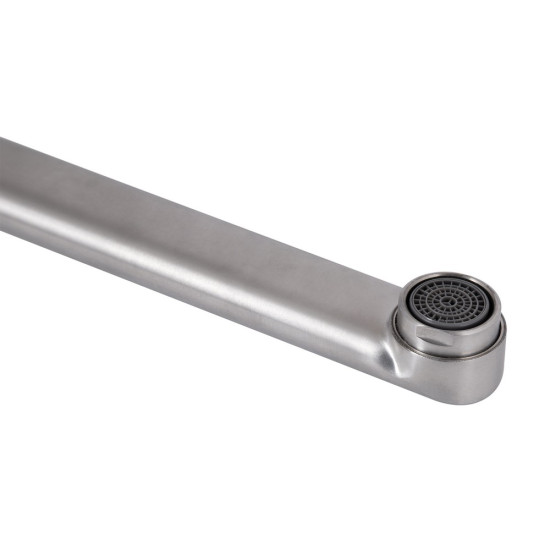 Смеситель для ванны Lidz Luna 005 (c душевым гарнитуром) (k35) LDLUN005NKS46093 Nickel