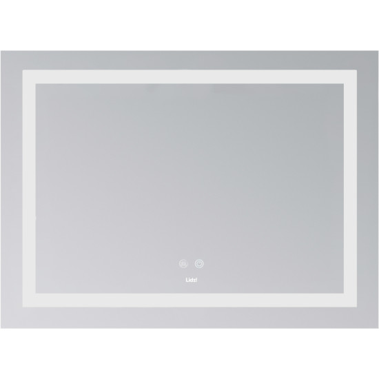 Дзеркало Lidz Kubis (KU1) 900х700 з LED-підсвічуванням Touch, з антизапотіванням, з димером, рег. яскравості LD78LF904907048451