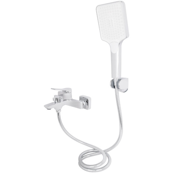 Смеситель для ванны Qtap Arvin с душевым гарнитуром QTARV259CRM48640 Chrome