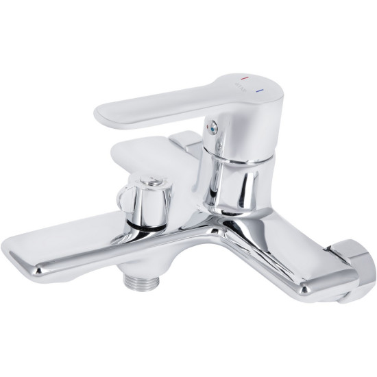 Смеситель для ванны Qtap Taurus (c душевым гарнитуром) QTTAU259CRM45661 Chrome