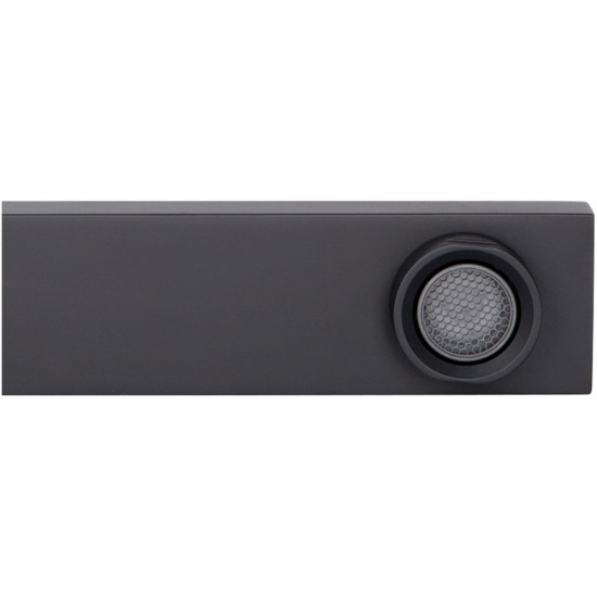 Излив для систем скрытого монтажа Qtap Vytok 180 мм прямоугольный QTVYT246BLM45933 Black Matt