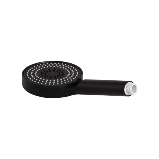 Лейка для ручного душа Qtap Rucni D 130 мм округлая QTRUC125BLM45951 Black Matt
