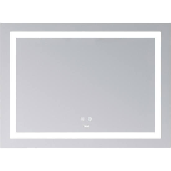 Зеркало Lidz Kubis (KU1) 900х700 с LED-подсветкой Touch, с антизапотеванием, с диммером, рег. яркости LD78LF904907048451