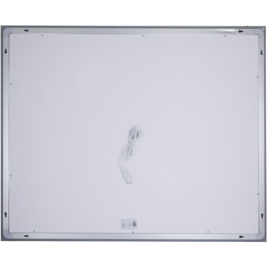 Дзеркало Lidz Kubis (KU1) 1200х800 з LED-підсвічуванням Touch, з антизапотіванням, з димером, рег. яскравості LDKUB120080049008