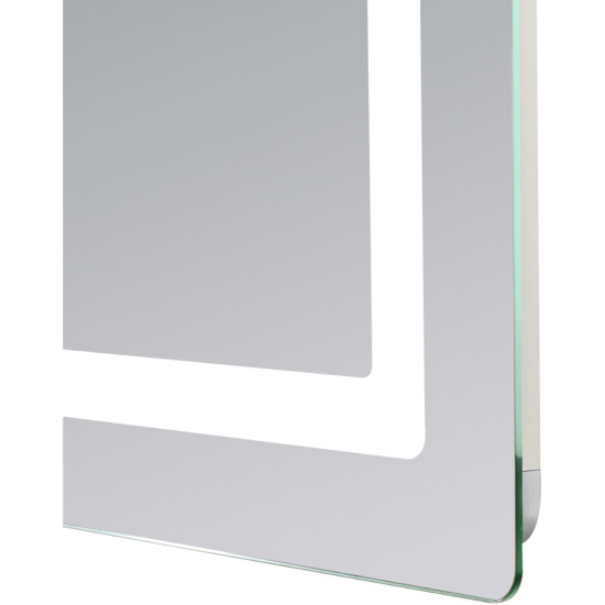 Дзеркало Lidz Kubis (KU2) 1000х800 з LED-підсвічуванням Touch, з антизапотіванням, з димером, рег. яскравості LD78LF6141008048450