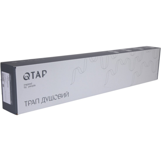 Трап Qtap Dry Tile304-800 лінійний з сухим закривом під плитку 800 мм