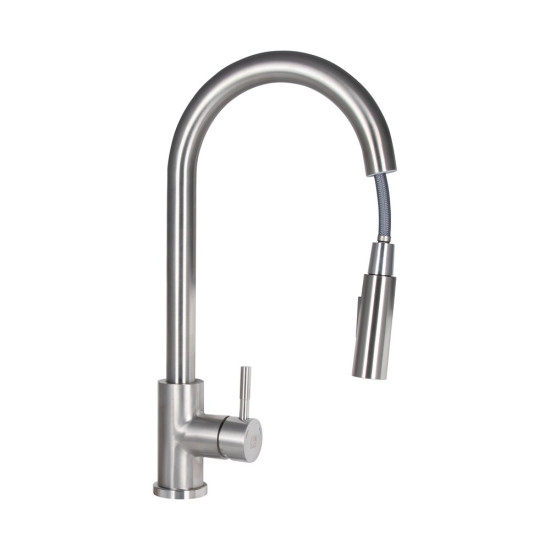 Смеситель для кухни Lidz Aria 015FL2 (k35) LDARI015FL2NKS43397 Nickel
