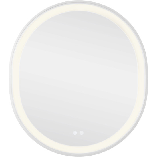 Дзеркало Qtap Gemini 800х700 з LED-підсвічуванням Touch, з антизапотіванням, з димером, рег. темп. кольору (3000-6500K) QT2578R8071W