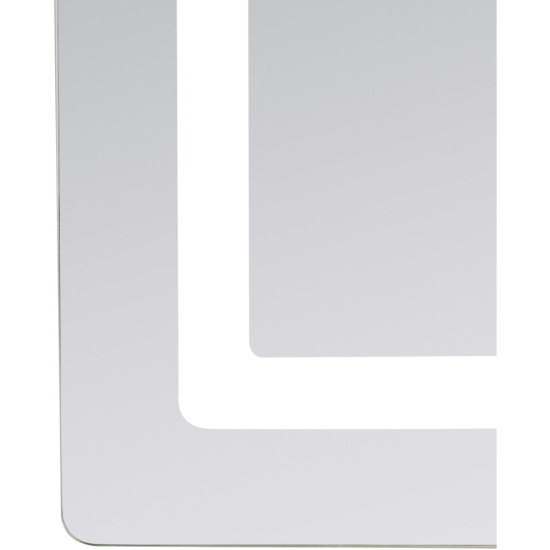 Зеркало Lidz Kubis (KU2) 1000х800 с LED-подсветкой Touch, с антизапотеванием, с диммером, рег. яркости LD78LF6141008048450