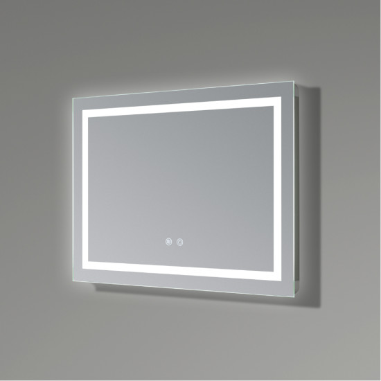 Зеркало Qtap Mideya (DC-F613) 700х500 с LED-подсветкой Touch, с антизапотеванием, диммером QT2078NCF7050W