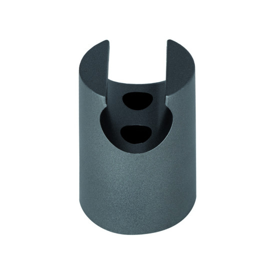 Держатель для ручного душа Qtap Spojeni округлый QT829910842854GRP Graphite
