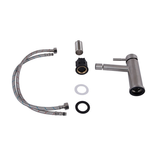 Смеситель для биде Lidz Aria 001AF (k35) LDARI001AFNKS46096 Nickel