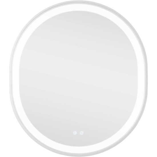 Дзеркало Qtap Gemini 800х700 з LED-підсвічуванням Touch, з антизапотіванням, з димером, рег. темп. кольору (3000-6500K) QT2578R8071W