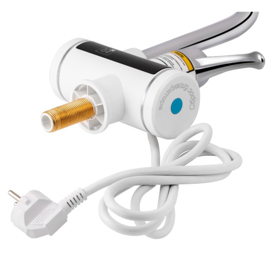 Проточный кран для кухни Lidz Warm 058 LDWAR058WCR24985 White / Chrome