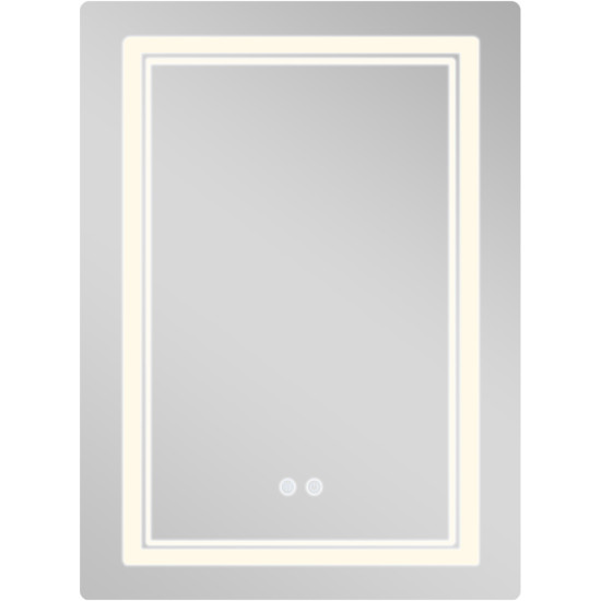 Зеркало Qtap Cardinal (CA2) 600х800 с LED-подсветкой Touch, с антизапотеванием, с диммером, рег. темп. цвета (3000-6500K) QT0478C608048453