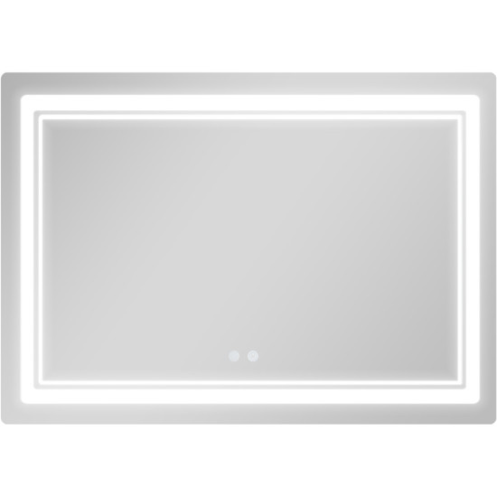 Дзеркало Qtap Cardinal (CA2) 1200х800 з LED-підсвічуванням Touch, з антизапотіванням, з димером, рег. темп. кольору (3000-6500K) QT0478C1208048454