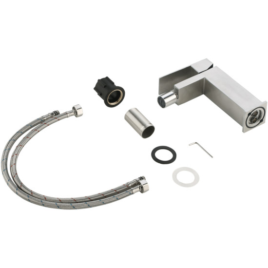 Змішувач для биде Lidz Helix 001AF (k35) LDHEL001AFNKS49181 Nickel