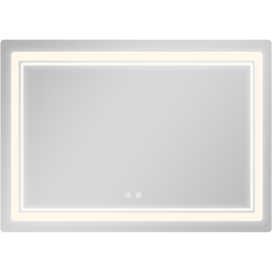 Зеркало Qtap Cardinal (CA2) 1200х800 с LED-подсветкой Touch, с антизапотеванием, с диммером, рег. темп. цвета (3000-6500K) QT0478C1208048454