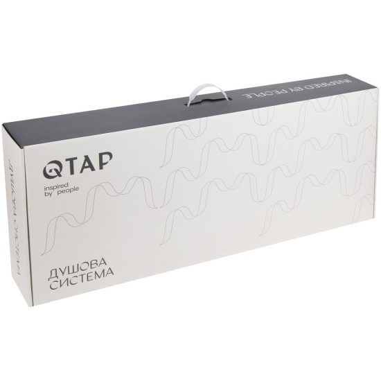 Душевая система универсальная Qtap Stenava New на три потребителя (с изливом) QTSTE111CRM45538 Chrome