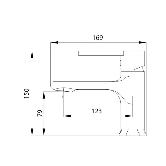 Смеситель для раковины Qtap Taurus QTTAU270CRM45659 Chrome