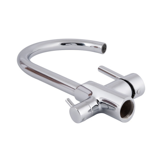 Смеситель для кухни Qtap Grand с подключением для питьевой воды QTGRA362CRM45667 Chrome