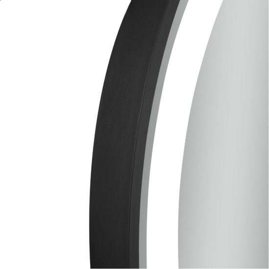 Зеркало Qtap Gemini 800х700 с LED-подсветкой Touch, с антизапотеванием, с диммером, рег. темп. цвета (3000-6500K) QT2578R8072B