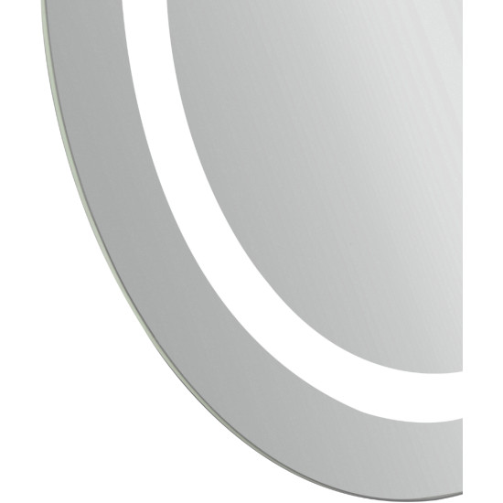 Зеркало Qtap Gemini 650х900 с LED-подсветкой Touch, с антизапотеванием, с диммером, рег. темп. цвета (3000-6500K) QT2578R6590