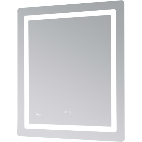 Дзеркало Lidz Kubis 700х800 з LED-підсвічуванням Touch, з антизапотіванням, з димером, рег. яскравості LD78LF904708048447