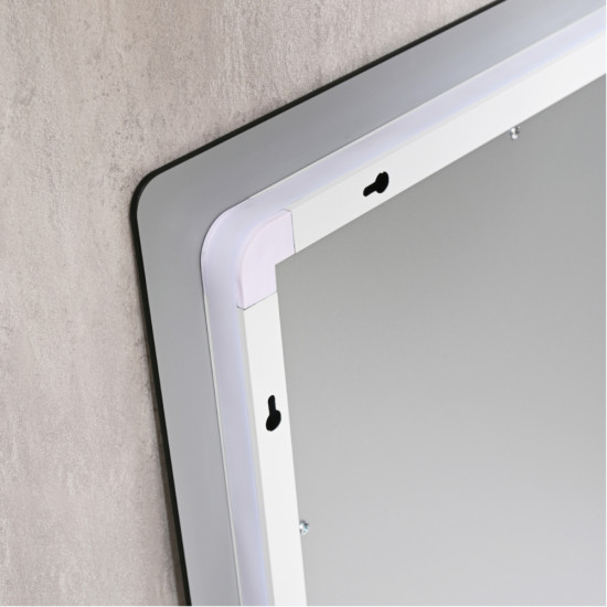 Дзеркало Qtap Taurus (TA2) 1200×800 мм з LED-підсвічуванням Touch, з антизапотіванням, з димером, рег. темп. кольору (3000-6500K) QTTAU120080048960