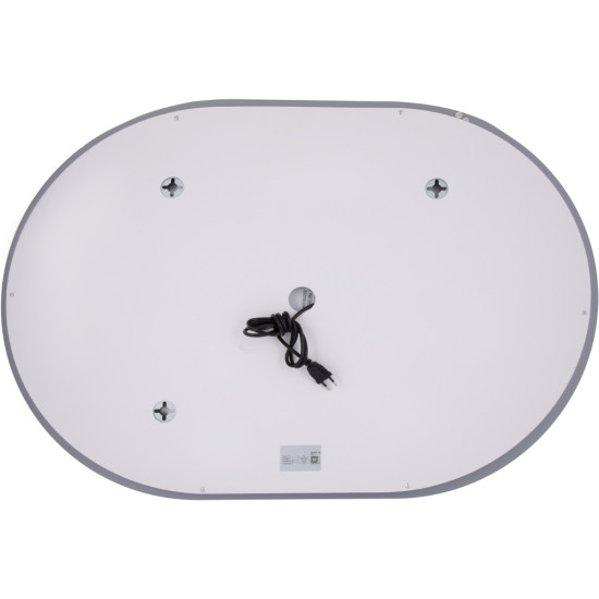 Зеркало Qtap Gemini 650х900 с LED-подсветкой Touch, с антизапотеванием, с диммером, рег. темп. цвета (3000-6500K) QT2578R6590
