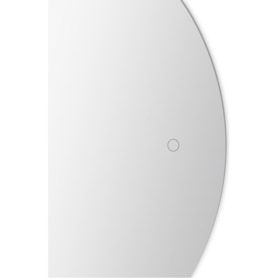 Дзеркало Qtap Taurus HR800 з LED-підсвічуванням Touch, з антизапотіванням, з димером, рег. темп. кольору (3000-6500K) QTTAUHR800