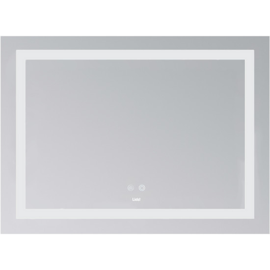 Зеркало Lidz Kubis (KU1) 700х500 с LED-подсветкой Touch, с антизапотеванием, с диммером, рег. яркости LD78LF90448485