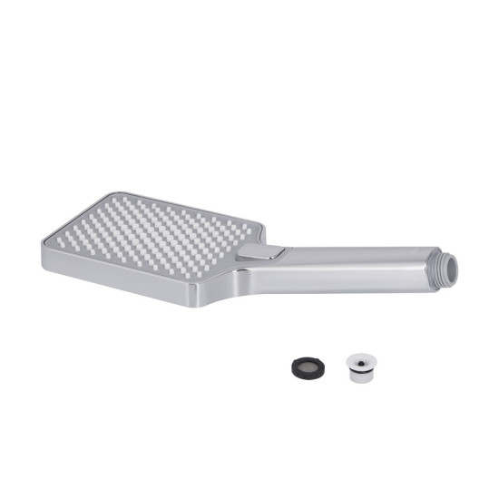 Лейка для ручного душа Qtap Rucni 140x95 мм прямоугольная QTRUC125CRM45958 Chrome