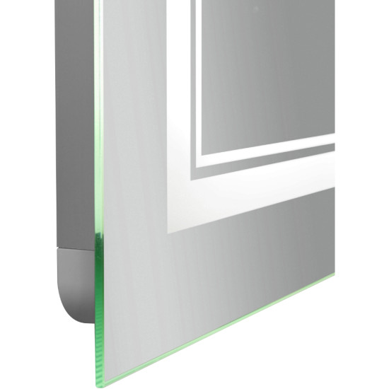 Дзеркало Qtap Cardinal (CA1) 800х500 з LED-підсвічуванням Touch, з антизапотіванням, з димером, рег. темп. кольору (3000-6500K) QT0478C5080