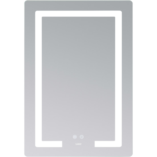 Дзеркало Lidz Kubis (KU2) 600х800 з LED-підсвічуванням Touch, з антизапотіванням, з димером, рег. яскравості LD78LF937608048449
