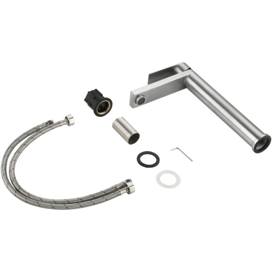 Змішувач для раковини високий Lidz Nexus 001FH (k35) LDNEX001FHNKS49185 Nickel